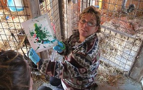 VIDEO: Chiêm ngưỡng những 'kiệt tác' của những họa sĩ khỉ tài năng