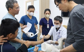 Gần 30 trẻ hồi phục tích cực sau phẫu thuật nhân đạo