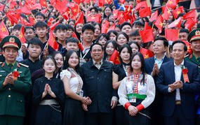 Thủ tướng dự Lễ khởi công Dự án đầu tư cơ sở vật chất cho trường phổ thông vùng cao Việt Bắc