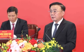 Thường trực Ban Bí thư Trần Cẩm Tú chủ trì họp báo quốc tế về Đại hội XIV của Đảng