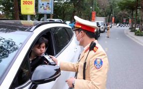 Ngày 2/1, phát hiện 3.373 trường hợp vi phạm nồng độ cồn