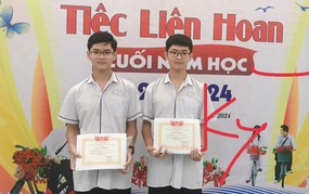 Hai anh em song sinh cùng giành giải Nhất môn Toán kỳ thi học sinh giỏi Quốc gia