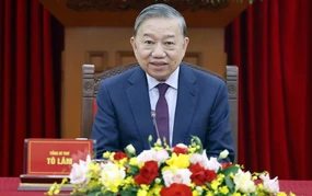 Tổng thống Liên bang Nga Vladimir Putin điện đàm với Tổng Bí thư Tô Lâm