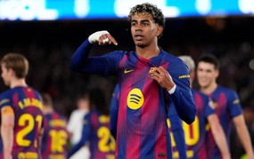 Lamine Yamal vượt qua Kylian Mbappe ở một kỷ lục tại Champions League