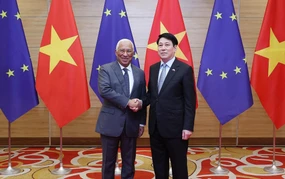 Chủ tịch nước chủ trì chiêu đãi trọng thể Chủ tịch Hội đồng châu Âu