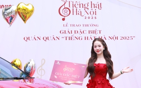 Quán quân 'Tiếng hát Hà Nội 2025' nhận giải thưởng trị giá 600 triệu đồng