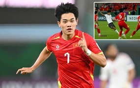 Đình Bắc dẫn trước sao Trung Quốc ở giải thưởng Bàn thắng đẹp nhất vòng knock-out U23 châu Á 2026