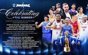 Hanoi Buffaloes áp đảo tại VBA Awards 2026