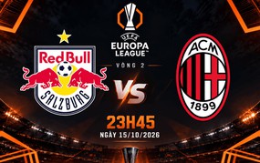 Nhận định bóng đá hôm nay 15/10: Salzburg vs Milan, Lyon vs Crystal Palace