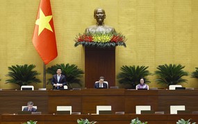  Quốc hội nghe trình bày tờ trình về 5 dự án luật