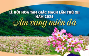 Lễ hội hoa tam giác mạch lần thứ XII năm 2026: "Âm vang miền đá"