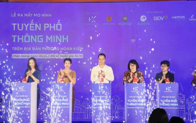 "Tuyến phố thông minh” đưa công nghệ số vào đời sống phố cổ Hà Nội