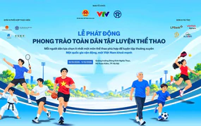 CẬP NHẬT: Lễ phát động phong trào “Mỗi người dân lựa chọn ít nhất một môn thể thao phù hợp để tập luyện thường xuyên"