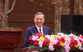 Tổng Bí thư thăm, chúc Tết Đảng bộ, chính quyền và Nhân dân Hà Nội