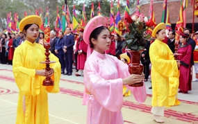 Đi lễ đầu năm tại Đền Mẫu Âu Cơ - nét đẹp văn hóa tâm linh hướng về cội nguồn dân tộc