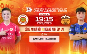 Link xem trực tiếp bóng đá Công An Hà Nội vs Hoàng Anh Gia Lai 19h15 hôm nay, V-League vòng 14