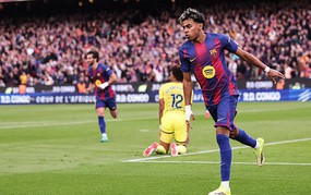 Lamine Yamal lập hat-trick đầu tiên trong sự nghiệp, Barca dẫn đầu La Liga 