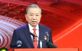 Tổng Bí thư Tô Lâm dự Lễ tuyên dương Bí thư chi bộ xuất sắc và trao giải Búa liềm vàng