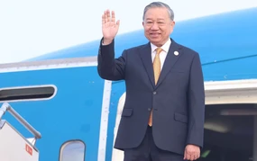 Tổng Bí thư Tô Lâm bắt đầu thăm cấp Nhà nước tới Vương quốc Campuchia