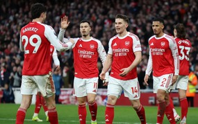 Thắng dễ Sunderland, Arsenal củng cố ngôi đầu Ngoại hạng Anh