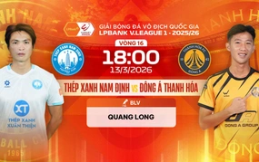 Link xem trực tiếp bóng đá Thép Xanh Nam Định vs Đông Á Thanh Hóa 18h00 hôm nay, V-League vòng 16