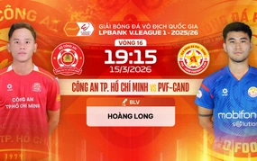 Link xem trực tiếp bóng đá Công An TPHCM vs PVF-CAND 19h15 hôm nay, V-League vòng 16