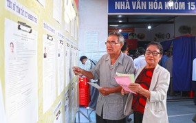 Nhiều xã miền núi đạt 100% cử tri đi bầu cử sớm