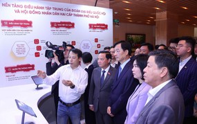 Hà Nội khai trương nền tảng Điều hành tập trung của Đoàn đại biểu Quốc hội và HĐND