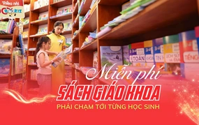 Miễn phí sách giáo khoa: Khi chính sách phải chạm tới từng học sinh