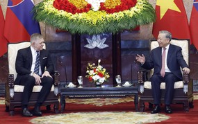 Tổng Bí thư, Chủ tịch nước Tô Lâm tiếp Thủ tướng Slovakia