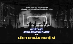 Hội nghị Giao ban công tác văn hóa, văn nghệ quý I năm 2026: Quyết liệt chấn chỉnh hát nhép và lệch chuẩn nghệ sĩ