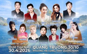 Carnaval Hạ Long 2026 tối nay: Đại tiệc âm nhạc, lễ hội đường phố bùng nổ