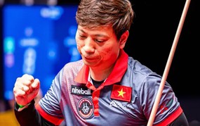 Dương Quốc Hoàng ngược dòng giành chiến thắng trước cơ thủ châu Âu