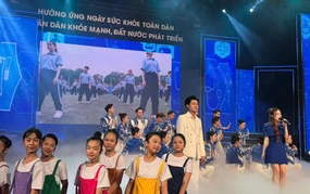 Chương trình chính luận nghệ thuật "Nhân dân khỏe mạnh - Đất nước phát triển"