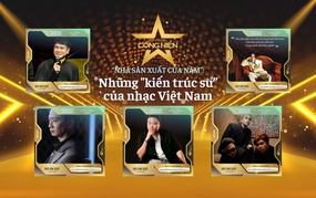 Nhìn lại Top 5 đề cử Cống hiến 2026: "Nhà sản xuất của năm" - Những "kiến trúc sư” của nhạc Việt Nam
