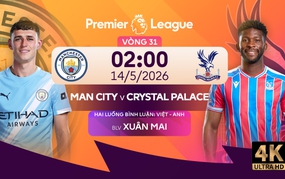 Link xem trực tiếp bóng đá Man City vs Crystal Palace 02h00 hôm nay, Ngoại hạng Anh vòng 31