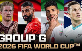 Lịch thi đấu World Cup 2026 - Bảng G