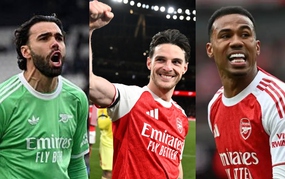 3 người hùng tỏa sáng rực rỡ của Arsenal