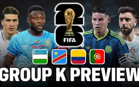 Lịch thi đấu World Cup 2026 - Bảng K