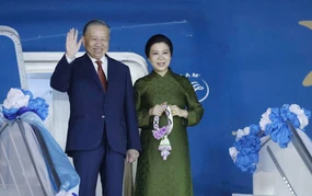 Tổng Bí thư, Chủ tịch nước Tô Lâm và Phu nhân lên đường thăm cấp Nhà nước Cộng hòa Singapore