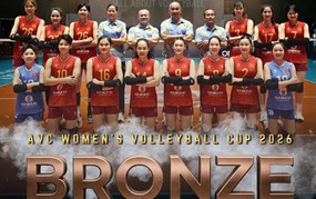 Đòi món nợ trước Kazakhstan, bóng chuyền nữ Việt Nam giành huy chương đồng AVC Cup 2026