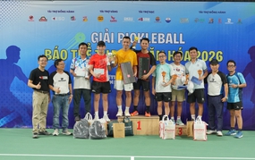 Khép lại Giải Pickleball Báo Thể thao & Văn hóa 2026: Gắn kết giữa báo chí, nghệ sĩ và doanh nhân