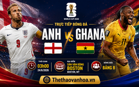TRỰC TIẾP bóng đá Anh vs Ghana  (bảng L World Cup 2026): Harry Kane tiếp tục lĩnh xướng hàng công 