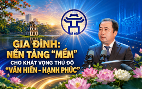 Gia đình: Nền tảng "mềm" cho khát vọng Thủ đô "Văn hiến - Hạnh phúc"