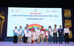 Trao giải Cuộc thi vẽ tranh “Ngôi nhà mơ ước” 2026