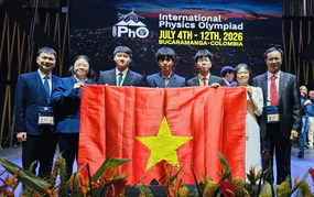 Việt Nam đạt thành tích cao nhất từ trước đến nay tại Olympic Vật lí quốc tế 2026