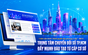 1 năm vận hành "chính quyền địa phương 2 cấp" - Bài 4: Trung tâm Chuyển đổi số TP HCM đẩy mạnh đào tạo từ cấp cơ sở