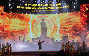Lễ Kỷ niệm cấp quốc gia 300 năm ngày sinh Danh nhân văn hóa Lê Quý Đôn 