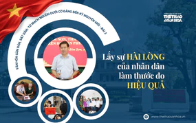 Lấy sự hài lòng của nhân dân làm thước đo hiệu quả