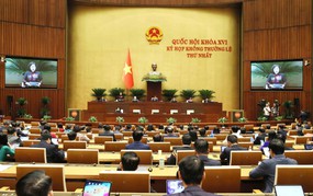 Kỳ họp không thường lệ thứ Nhất, Quốc hội khóa XVI: Thông qua Luật sửa đổi 3 luật, bổ sung quy định phòng, chống rửa tiền với tài sản mã hóa